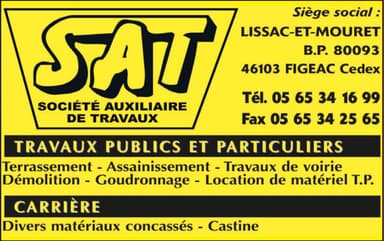 SAT Société Auxiliaire de Travaux - Figeac